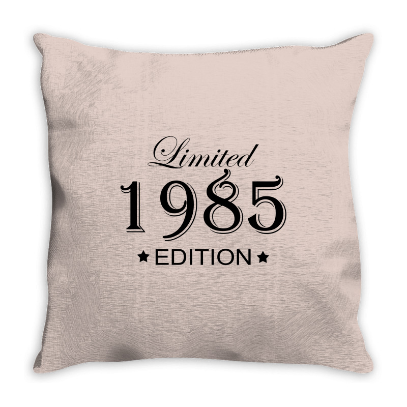 Limited Edition 1985 Throw Pillow | Artistshot