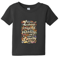 Library Is Paradise Library Baby Tee | Artistshot