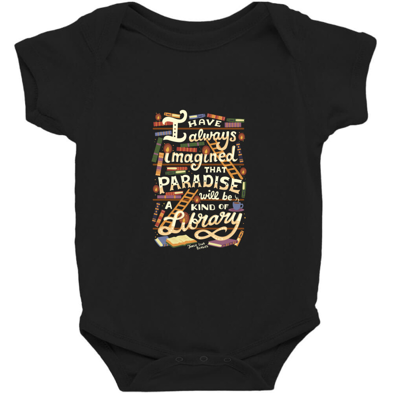 Library Is Paradise Library Baby Bodysuit by noranajas | Artistshot