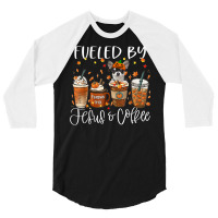 Fall Coffee Pumpkin Spice Latte Iced Autumn Chihuahua 3/4 Sleeve Shirt | Artistshot