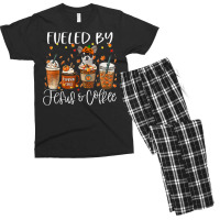 Fall Coffee Pumpkin Spice Latte Iced Autumn Chihuahua Men's T-shirt Pajama Set | Artistshot