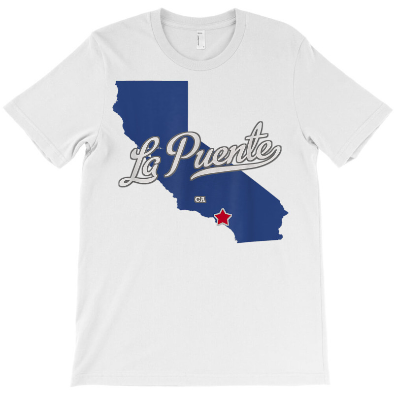 La Puente California Ca Map T Shirt T-shirt | Artistshot