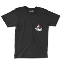 God Save The King Charles 3rd England British Monarchy Pocket T-shirt | Artistshot