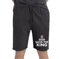 God Save The King Charles 3rd England British Monarchy Vintage Short | Artistshot