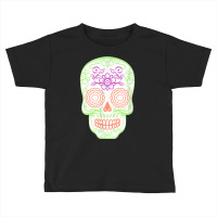 Sugar Skull Calavera Día De Los Muertos Design For Mexicans T Shirt Toddler T-shirt | Artistshot