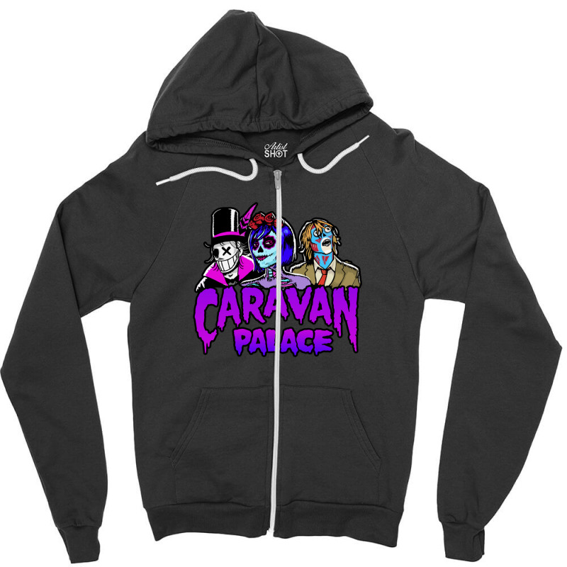 Caravan Palace Merch Zipper Hoodie by TerranceLHawkins | Artistshot