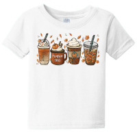 Halloween Coffee Pumpkin Latte Spice Coffee Love Fall Season T Shirt Baby Tee | Artistshot