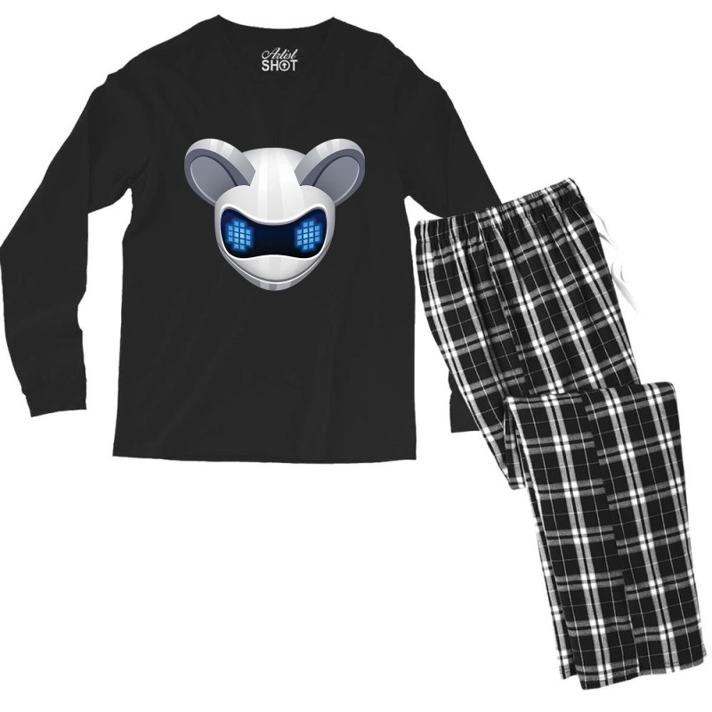 Mousebot Test Subject Slim T Shirt Men's Long Sleeve Pajama Set | Artistshot