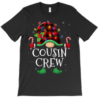 Cousin Crew Gnome Buffalo Plaid Family Christmas Pajama T-shirt | Artistshot