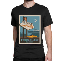 Food Chain Magnate Board Game Minimalist Travel Poster Style Gaming Ar Classic T-shirt | Artistshot