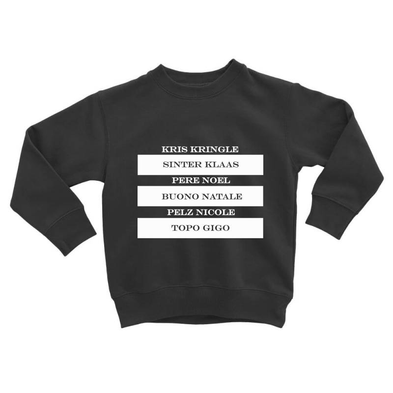 Kris Kringle Sinter Klaas Topo Gigo Toddler Sweatshirt | Artistshot