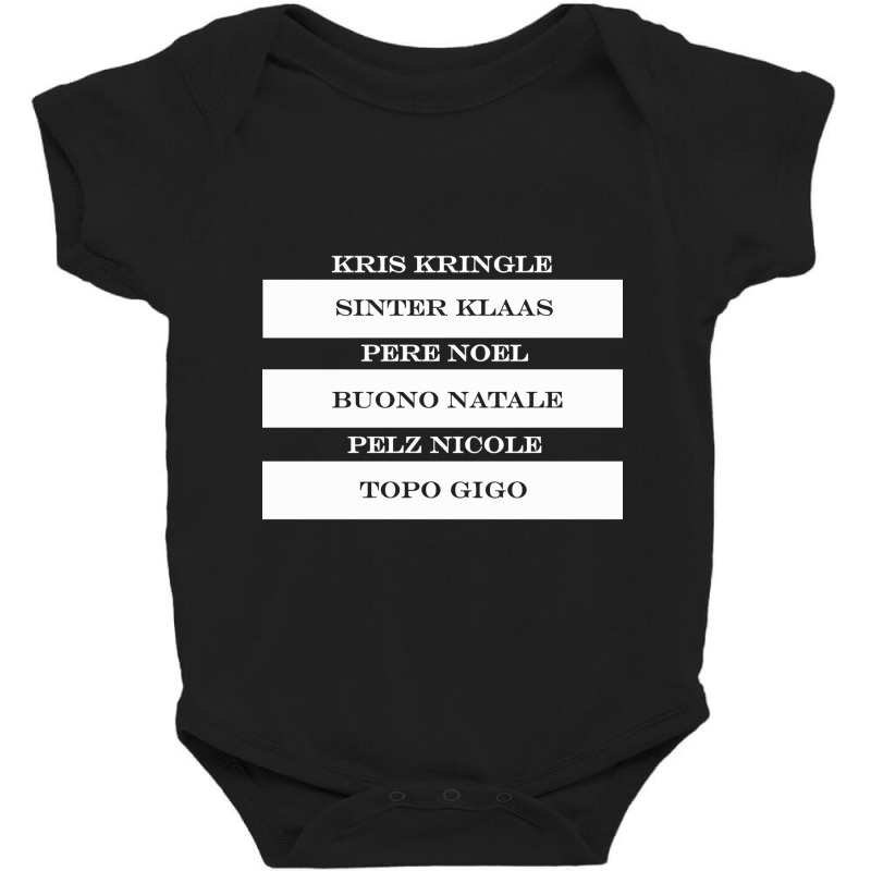 Kris Kringle Sinter Klaas Topo Gigo Baby Bodysuit | Artistshot