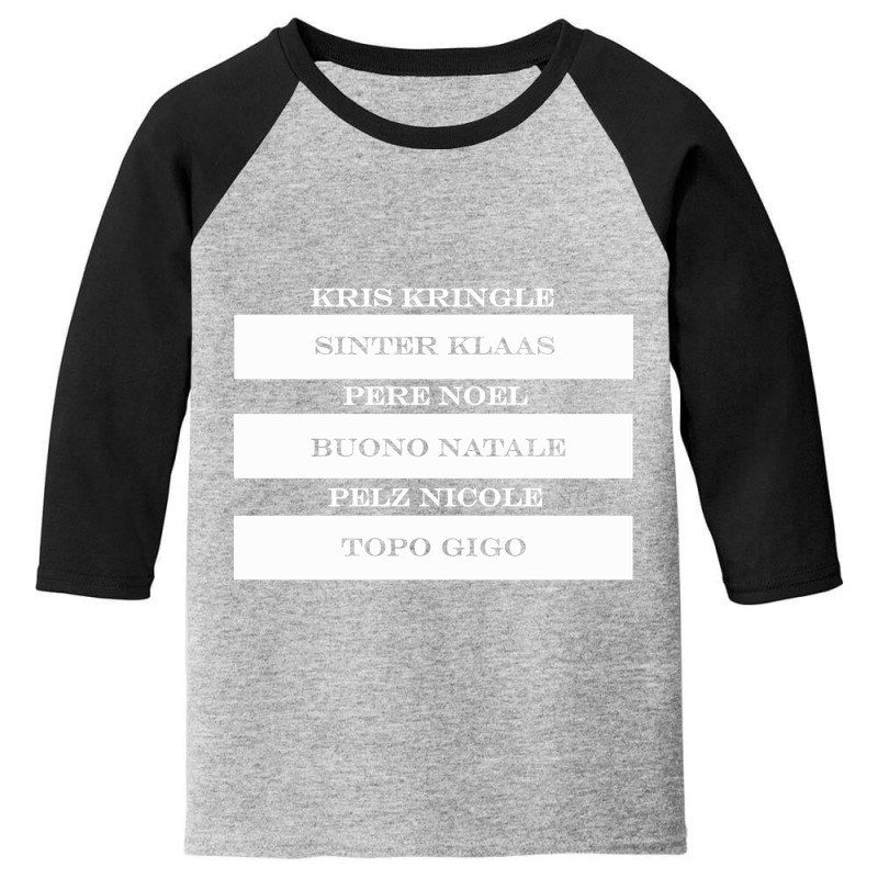 Kris Kringle Sinter Klaas Topo Gigo Youth 3/4 Sleeve | Artistshot