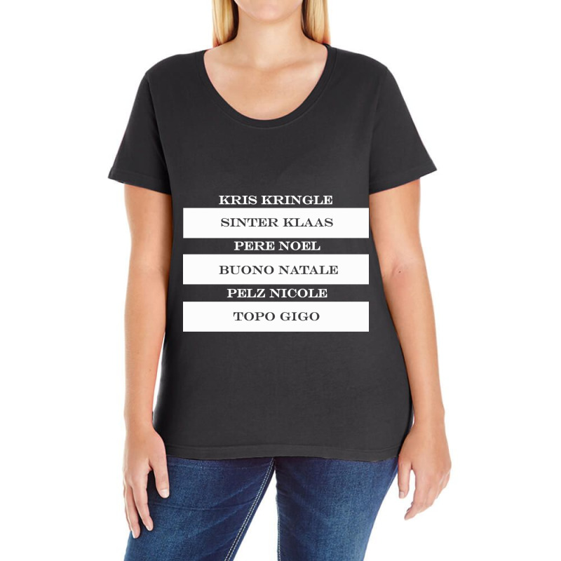 Kris Kringle Sinter Klaas Topo Gigo Ladies Curvy T-shirt | Artistshot