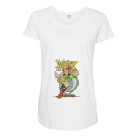 Asterix Le Gaulois, Asterix Maternity Scoop Neck T-shirt | Artistshot