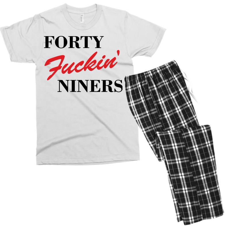 Forty Fuckin Niners Men's T-shirt Pajama Set by Simmons Shop | Artistshot