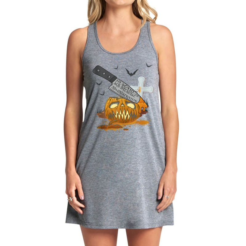 Sql Database Administrator Funny Halloween Party Tank Top Tank Dress by cm-arts | Artistshot