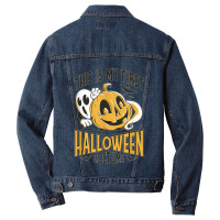 This Is My 1st Halloween Costume First Halloween 2022 Bats T Shirt Cop Men Denim Jacket | Artistshot