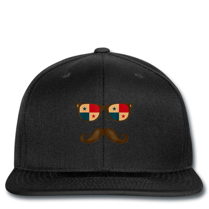 Panamanian Flag Sunglasses Moustaches T Shirt Panama Tee Printed hat by cm-arts | Artistshot