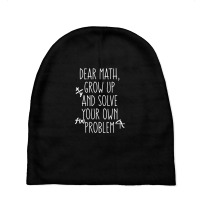 Funny Math Gift For Girls Boys Teen Adult Teacher College Baby Beanies | Artistshot