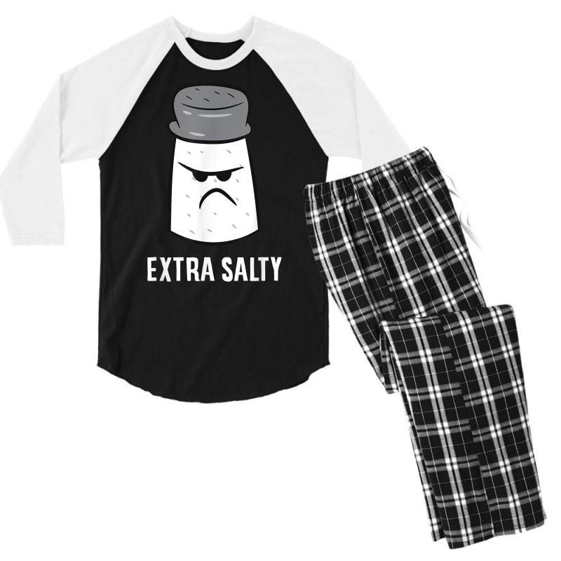 Extra Salty Gamer Funny Salty Gaming T Shirt Men's 3/4 Sleeve Pajama Set | Artistshot