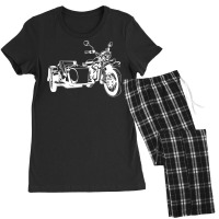 Sidecar Motorcycle  Vintage 3 Wheel Motorbike Tee T Shirt Women's Pajamas Set | Artistshot