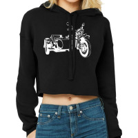 Sidecar Motorcycle  Vintage 3 Wheel Motorbike Tee T Shirt Cropped Hoodie | Artistshot