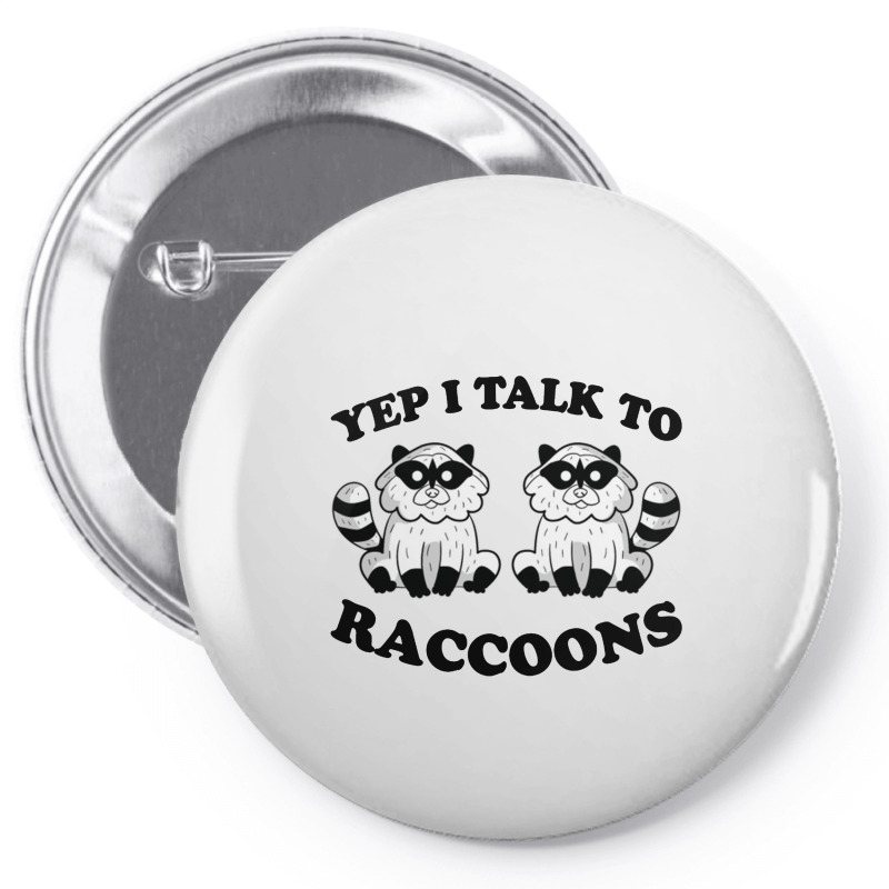 Raccoon Pin-back Button | Artistshot