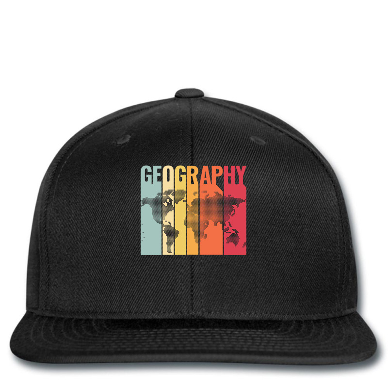 Retro Geography Teacher Cartography Geographer World Map Pullover Hood Printed Hat | Artistshot