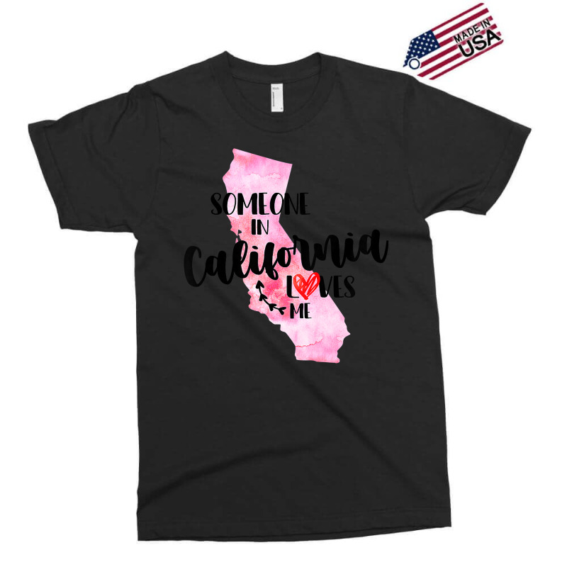 Kids Somebody In California Loves Me State Map Gift For Boy Girl Exclusive T-shirt | Artistshot