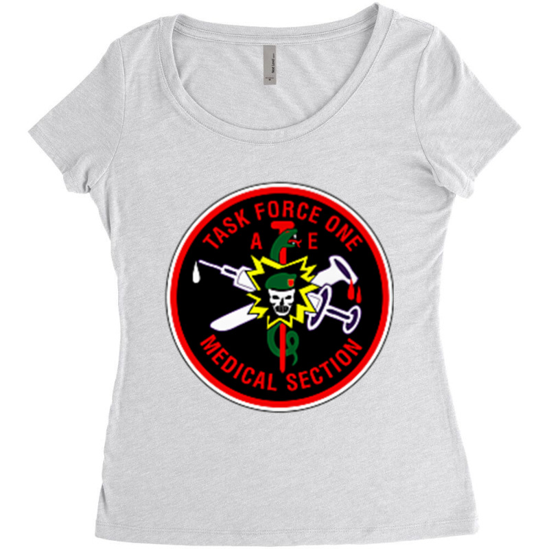 Vietnam War Macvsog Task Force 1 Medical Section Premium T Shirt Women's Triblend Scoop T-shirt by cm-arts | Artistshot