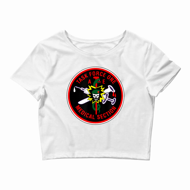 Vietnam War Macvsog Task Force 1 Medical Section T Shirt Crop Top by cm-arts | Artistshot