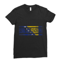 Bosnian, Herzegovinian National Pride Flag T Shirt Premium T Shirt Ladies Fitted T-shirt | Artistshot