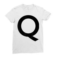 Capital Letter Q Tshirt For Spelling And Creating Words Ladies Fitted T-shirt | Artistshot