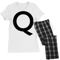 Capital Letter Q Tshirt For Spelling And Creating Words Women's Pajamas Set | Artistshot