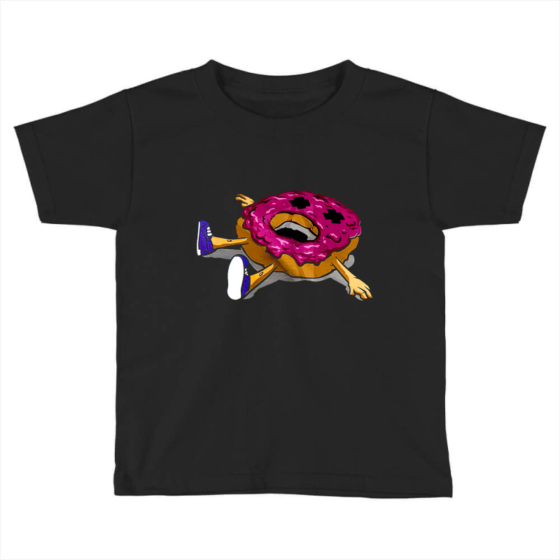 Donut Addict, Creepy, Dark Humor Pastry, Dead Frosted Donut, Funny Dan Toddler T-shirt | Artistshot