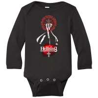 Hellsing Anime, Hellsing, Anime, The Hellsing Anime, Hellsing Anime Ar Long Sleeve Baby Bodysuit | Artistshot