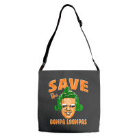 Oompa Loompa, Oompa, Loompa, The Oompa Loompa, Oompa Loompa Art, Oompa Adjustable Strap Totes | Artistshot