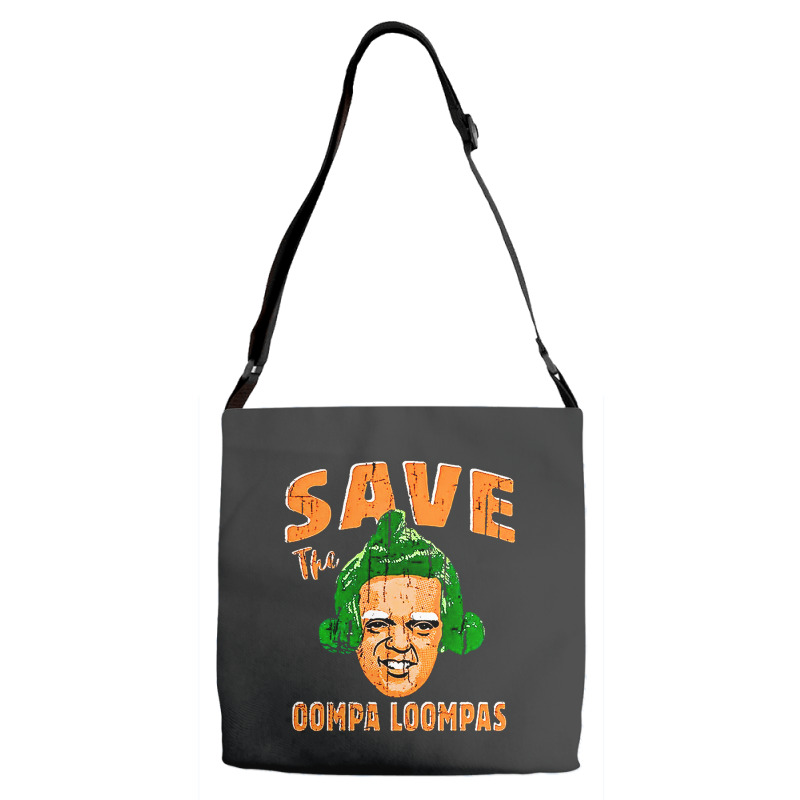 Oompa Loompa, Oompa, Loompa, The Oompa Loompa, Oompa Loompa Art, Oompa Adjustable Strap Totes | Artistshot