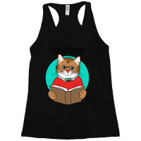 Curious Cats Visit The Library Racerback Tank | Artistshot