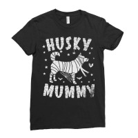 Siberian Husky Mummy   Halloween Sweatshirt Ladies Fitted T-shirt | Artistshot