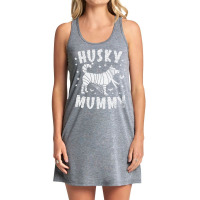 Siberian Husky Mummy   Halloween Sweatshirt Tank Dress | Artistshot