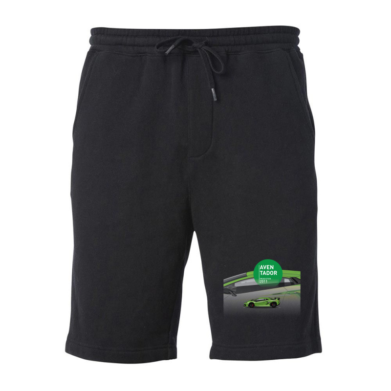 Supercar Aventador Production 2011 Fleece Short | Artistshot