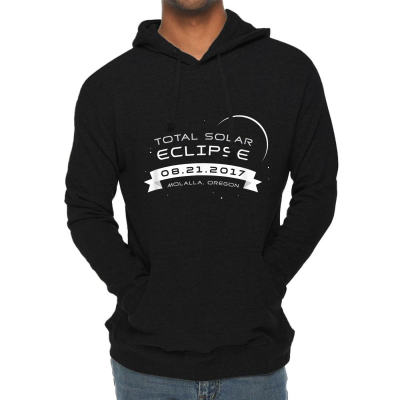 Total Solar Eclipse 2017 Shirt Molalla, Oregon Souvenir Lightweight Hoodie by cm-arts | Artistshot