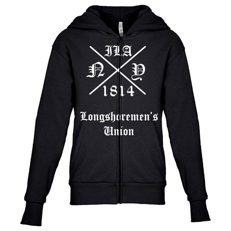 Longshoremen's Union 1814 New York Longshoreman Pullover Hoodie Youth Zipper Hoodie | Artistshot