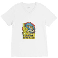 Bonners Ferry Sportsman's Paradise 1893, Fishing V-neck Tee | Artistshot