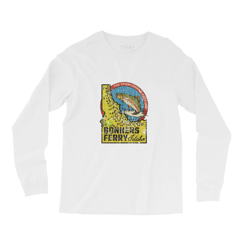 Bonners Ferry Sportsman's Paradise 1893, Fishing Long Sleeve Shirts by metengs | Artistshot