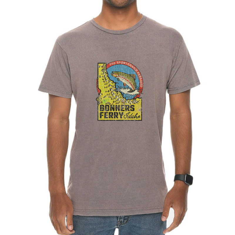 Bonners Ferry Sportsman's Paradise 1893, Fishing Vintage T-Shirt by metengs | Artistshot