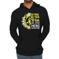 Spina Bifida Mom Of A Warrior Awareness Strong Women Mother T Shirt Lightweight Hoodie | Artistshot