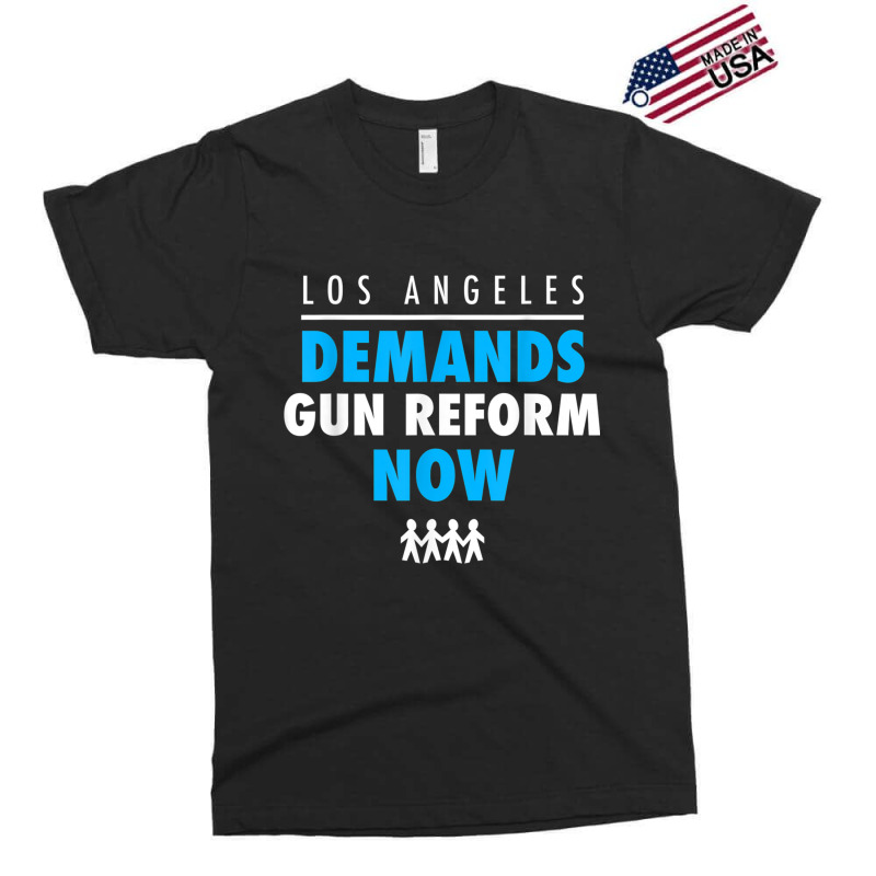 Los Angeles Demands Gun Reform Now   Protest March Shirt Exclusive T-shirt | Artistshot